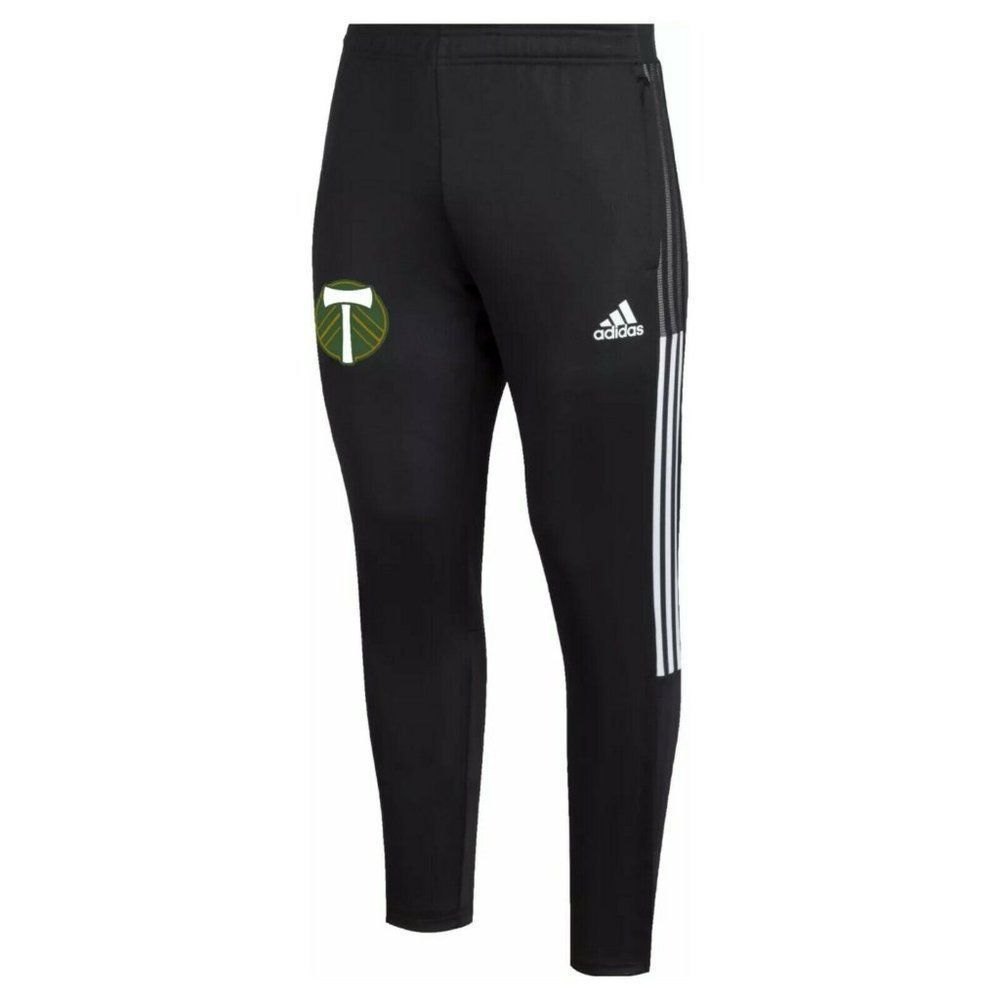 Adidas Mens Black Regular FIt Elastic Waist Activewear Track Pants‎ Size Small